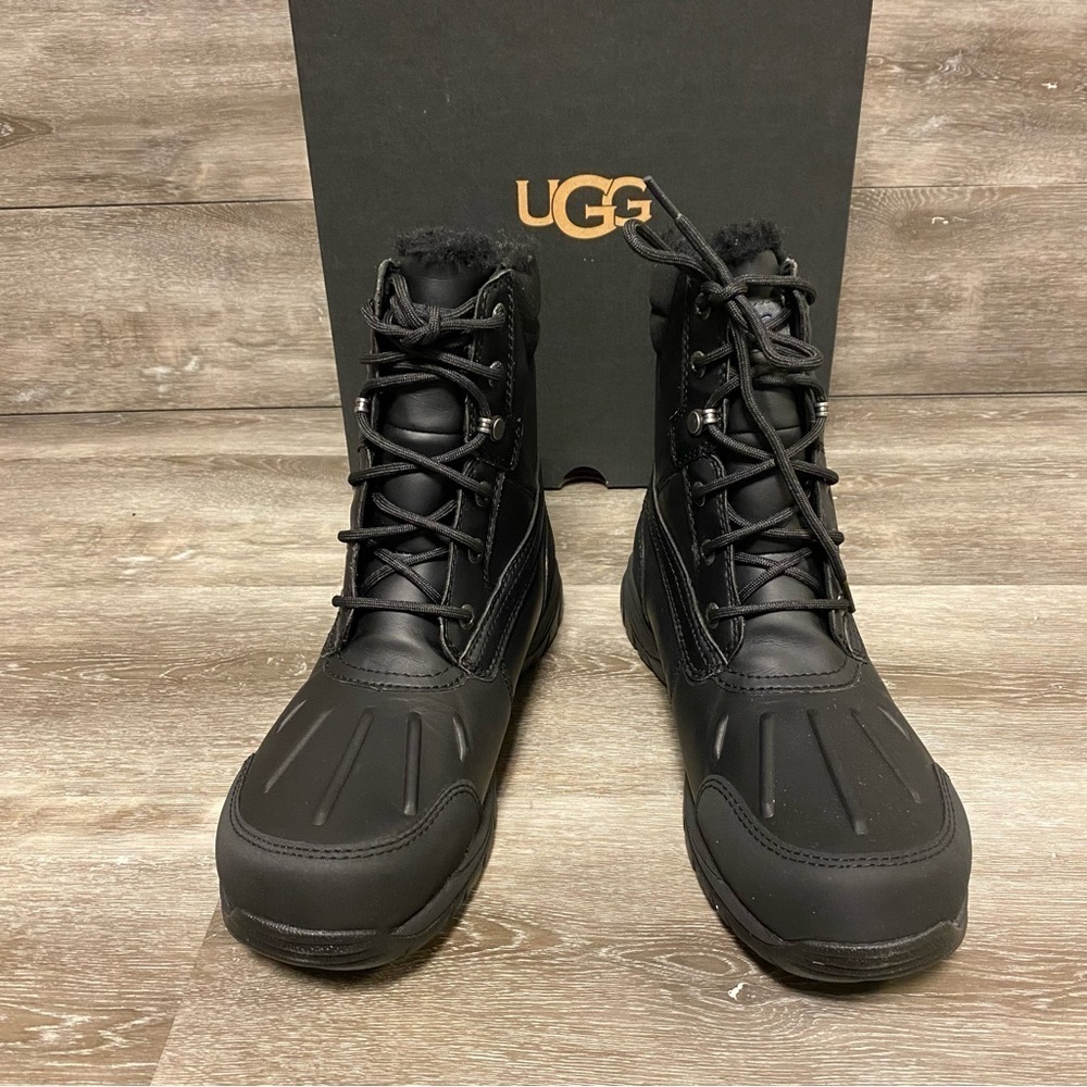 UGG | Men’s Felton Waterproof Snow Boots Black Size 9 NEW - Picture 3 of 10
